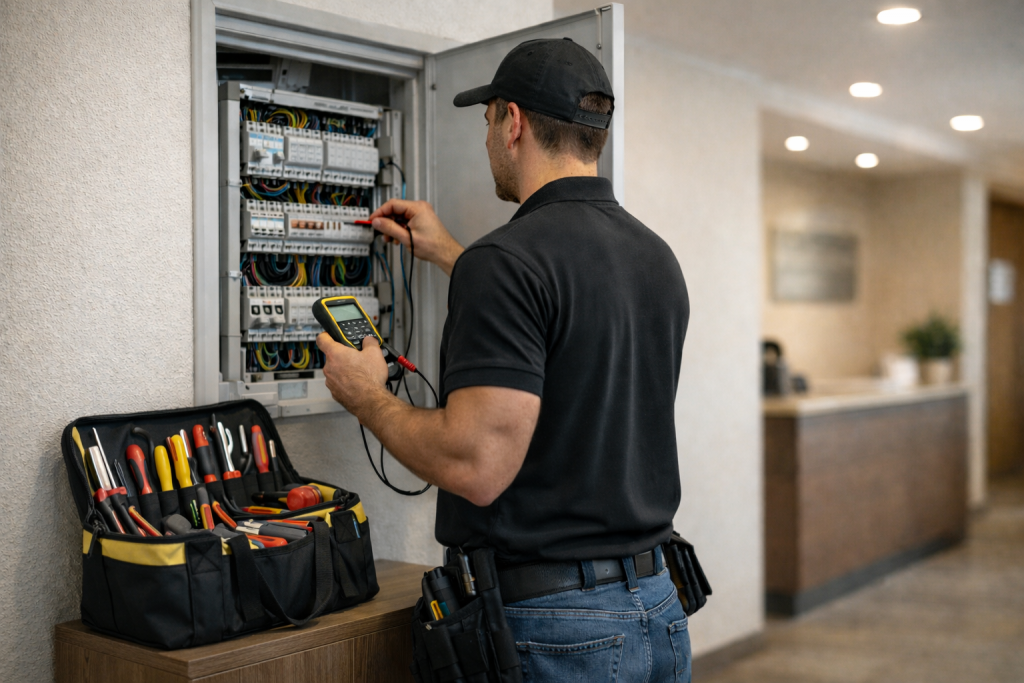 tableau electrique hotel