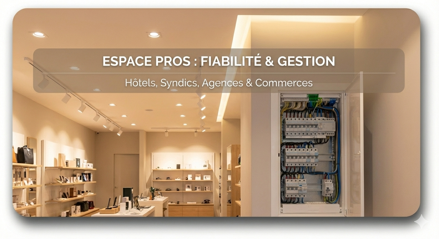 Espace professionnels, électricien Cannes et alentours